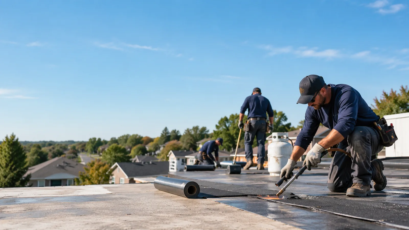 Flat Roof Leak Repair providers in Logan, IL